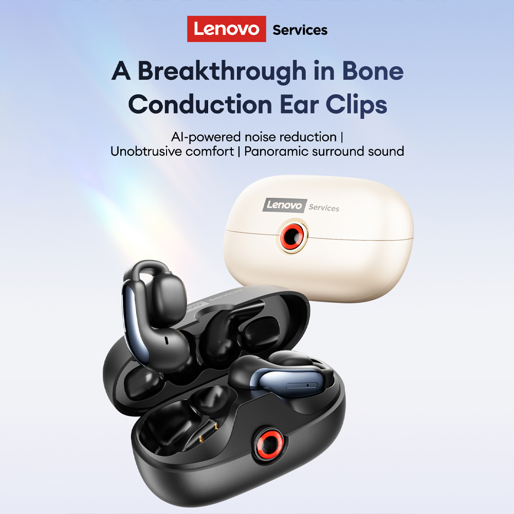 Earbuds Charging Case - Lenovo LES-108 Наушники с костной проводимостью