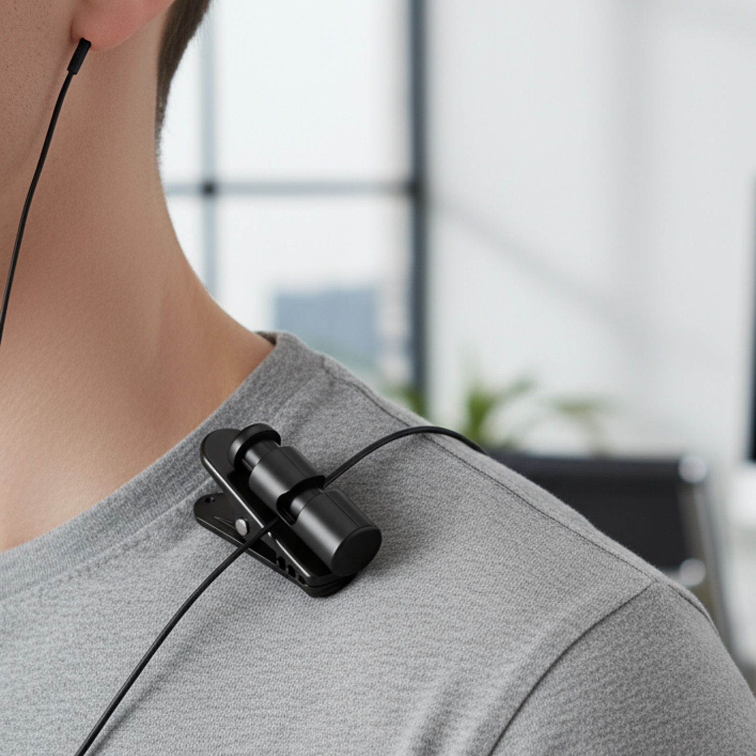 Wired Earphone Mic - Набор из 1-10 шт. зажимов для