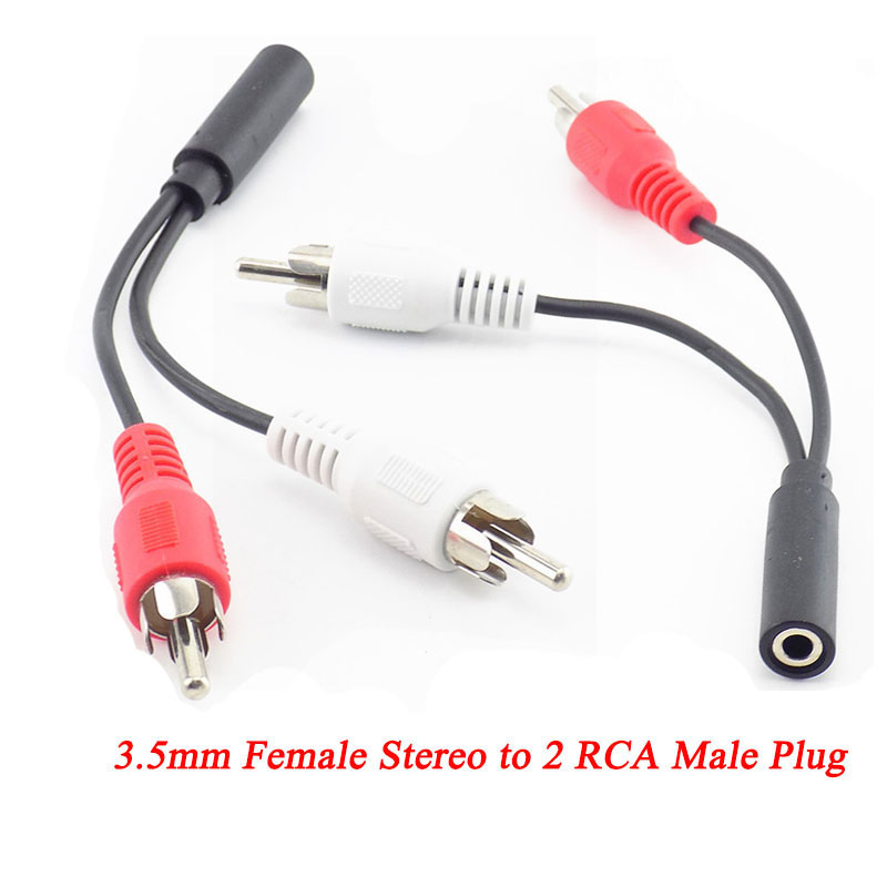3,5 мм гнездо RCA Стерео на 2  – обзор и цена Cable Extension 3.5