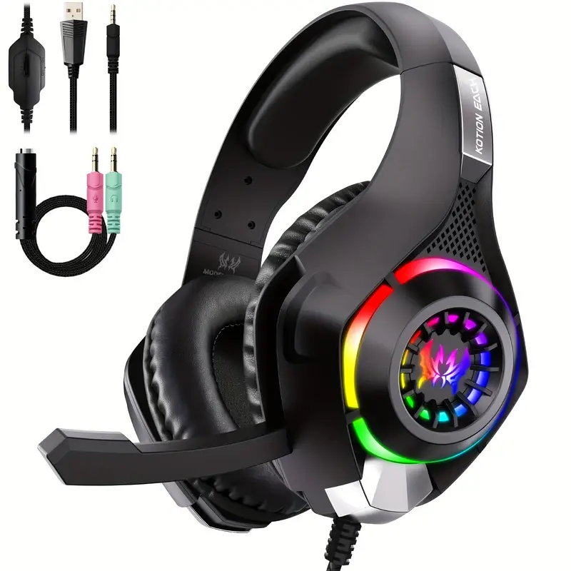 Игровая гарнитура для ПК, PS4, – обзор и цена Gaming Headset Rgb