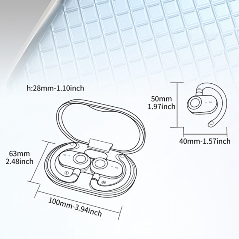 Наушники-вкладыши JM18, наушни – обзор и цена Sports Earphone Hook
