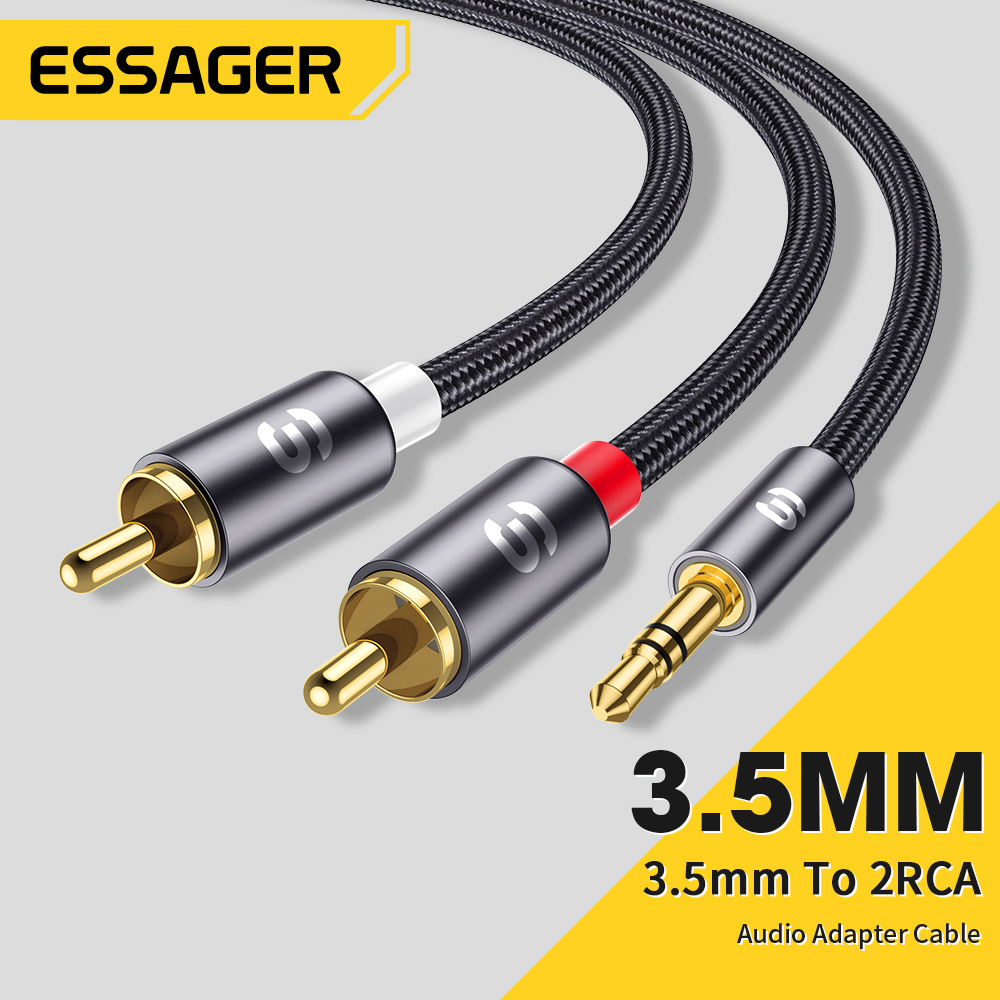 Essager RCA аудиокабель стерео – обзор и цена Audio Splitter Y